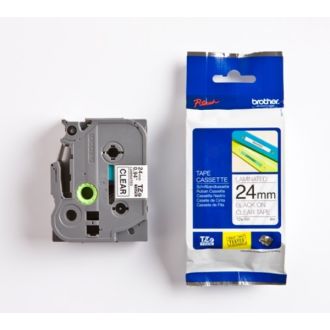 Ruban cassette d'origine Brother TZE151 - noir, transparent