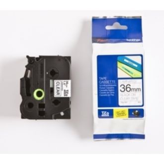 Ruban cassette d'origine Brother TZE161 - noir, transparent