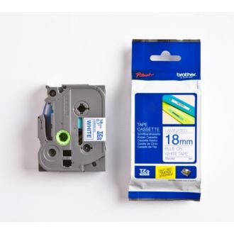 Ruban cassette d'origine Brother TZE243 - bleu, blanc