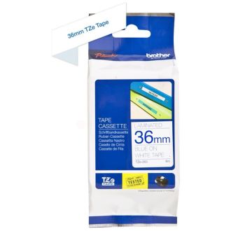 Ruban cassette d'origine Brother TZE263 - bleu, blanc