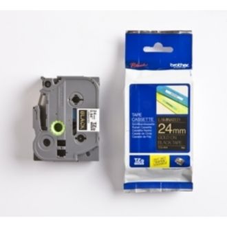Ruban cassette d'origine Brother TZE354 - noir, or