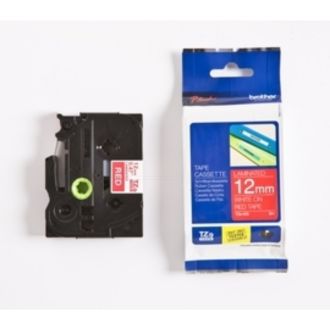 Ruban cassette d'origine Brother TZE435 - rouge, blanc