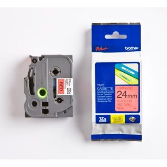 Ruban cassette d'origine Brother TZE451 - noir, rouge