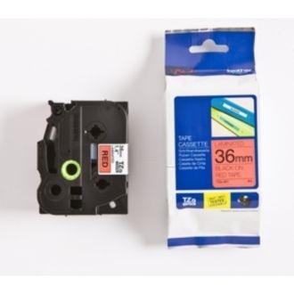 Ruban cassette d'origine Brother TZE461 - noir, rouge