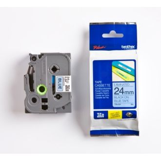 Ruban cassette d'origine Brother TZE551 - noir, bleu