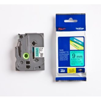 Ruban cassette d'origine Brother TZE721 - noir, vert