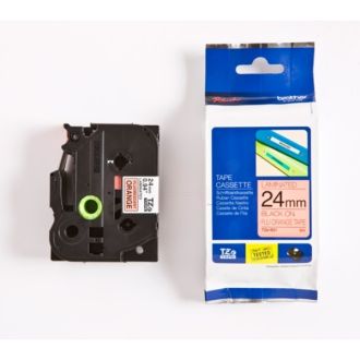Ruban cassette d'origine Brother TZEB51 - noir, orange