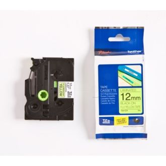 Ruban cassette d'origine Brother TZEC31 - noir, jaune