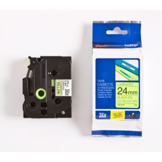 Ruban cassette d'origine Brother TZEC51 - noir, jaune