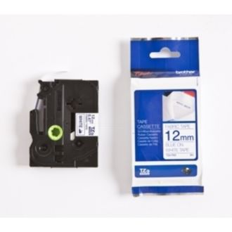 Ruban cassette d'origine Brother TZEFA3 - bleu, blanc