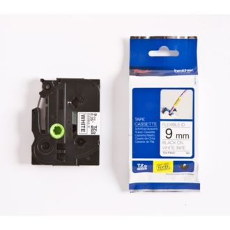 Ruban cassette d'origine Brother TZEFX221 - noir, blanc
