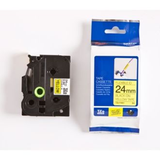 Ruban cassette d'origine Brother TZEFX651 - noir, jaune
