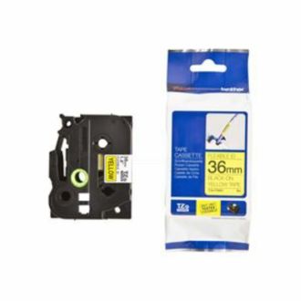 Ruban cassette d'origine Brother TZEFX661 - noir, jaune