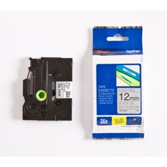 Ruban cassette d'origine Brother TZEM931 - noir, argenté