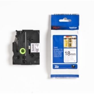 Ruban cassette d'origine Brother TZEN241 - noir, blanc