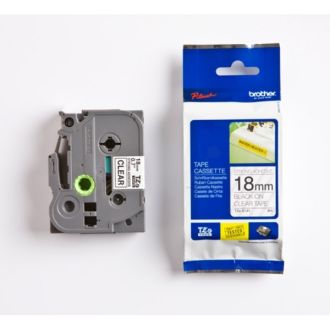 Ruban cassette d'origine Brother TZES141 - noir, transparent