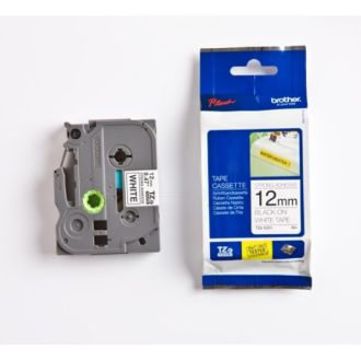 Ruban cassette d'origine Brother TZES231 - noir, blanc