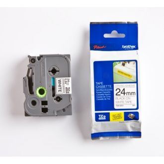 Ruban cassette d'origine Brother TZES251 - noir, blanc