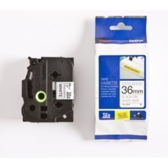 Ruban cassette d'origine Brother TZES261 - noir, blanc