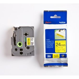 Ruban cassette d'origine Brother TZES651 - noir, jaune