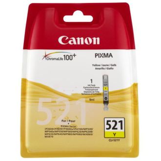 Cartouche d'origine Canon 2936B008 / CLI-521 Y - jaune