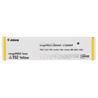 Toner d'origine Canon 8532B001 / T02 - jaune