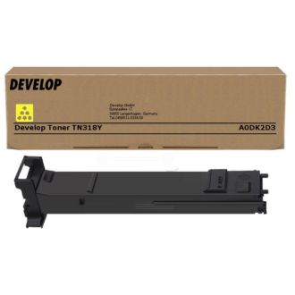Toner d'origine Develop A0DK2D3 / TN-318 Y - jaune