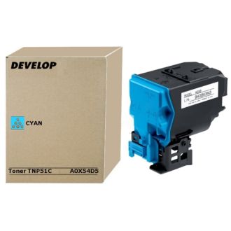 Toner d'origine Develop A0X54D5 / TNP-51 C - cyan