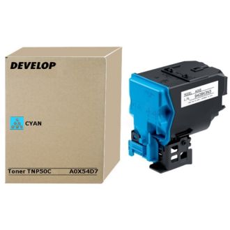 Toner d'origine Develop A0X54D7 / TNP-50 C - cyan