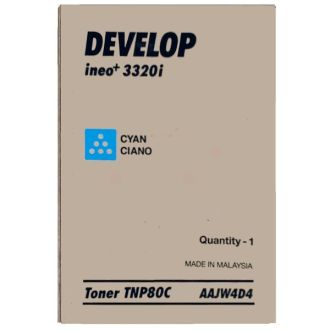 Toner d'origine Develop AAJW4D4 / TNP-80 C - cyan