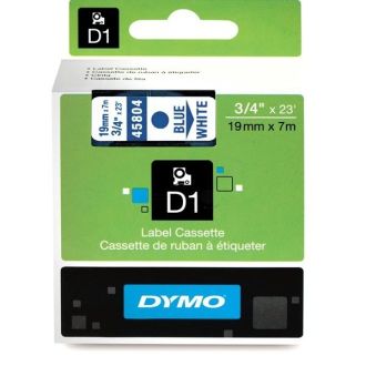Ruban cassette d'origine Dymo 45804 / S0720840 - bleu, blanc