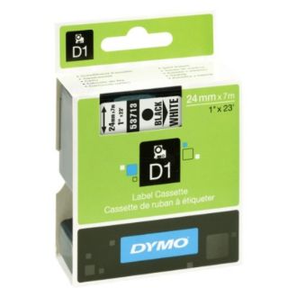 Ruban cassette d'origine Dymo 53713 / S0720930 - noir, blanc
