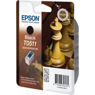 Cartouche d'origine Epson C13T05114010 / T0511 - noire