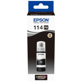 Bouteille d'encre d'origine Epson C13T07B140 / 114 - noire