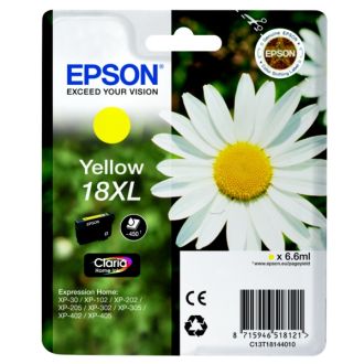 Cartouche d'origine Epson C13T18144010 / 18XL - jaune