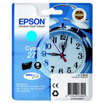 Cartouche d'origine Epson C13T27024022 / 27 - cyan