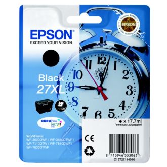 Cartouche d'origine Epson C13T27114010 / 27XL - noire