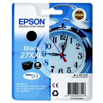 Cartouche d'origine Epson C13T27914010 / 27XXL - noire