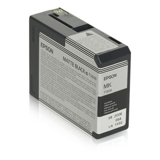 Cartouche d'origine Epson C13T58080N / T5808 - noire