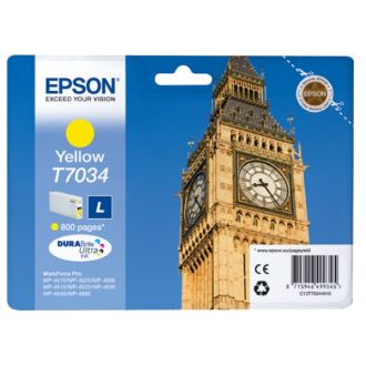 Cartouche d'origine Epson C13T70344010 / T7034 - jaune