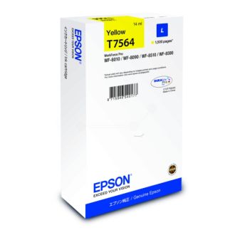 Cartouche d'origine Epson C13T756440 / T7564 - jaune