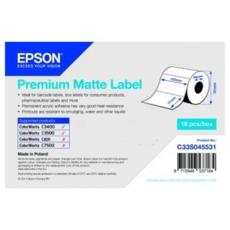 Ruban cassette d'origine Epson C33S045531