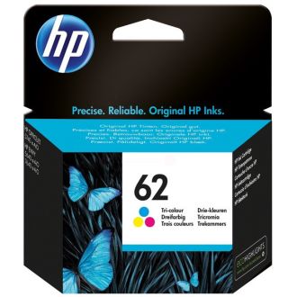 Cartouche d'origine HP C2P06AE / 62 - multicouleur
