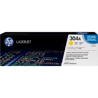 Toner d'origine HP CC532A / 304A - jaune