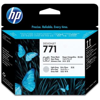 Tête d'impression d'origine HP CE020A / 771 - noire, gris claire