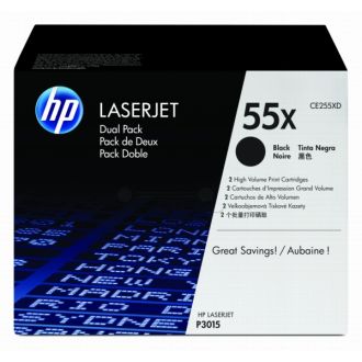 Toner d'origine HP CE255XD / 55X - noir