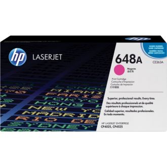 Toner d'origine HP CE263A / 648A - magenta