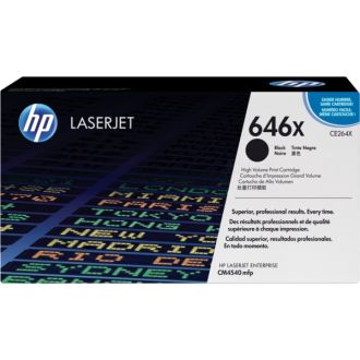 Toner d'origine HP CE264X / 646X - noir