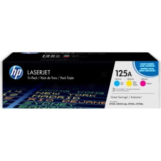 Toners d'origines HP CF373AM / 125A - multipack 3 couleurs : cyan, magenta, jaune