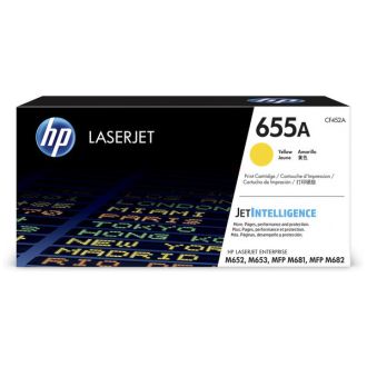Toner d'origine HP CF452A / 655A - jaune
